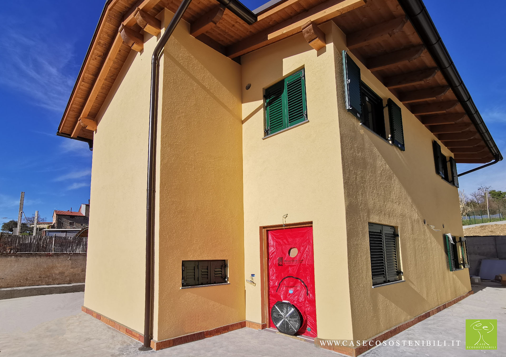 1. Blower Door - Test di Tenuta all'aria Certificazione CasaClima GOLD in Campania Salerno (Napoli Benevento Caserta Avellino)